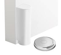 Magnetic Doorstop - No Drill Silent doorStopper, Heavy Duty Floor Mounted doorHolder, Strong Magnetic Catch System, Wall Protection Buffer with Soft Closing Control, Premium Anti Collision doorSav
