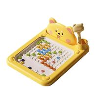 Magnetic Dots Board | Toddler Magnetic Drawing Board With Pen,Educational Interactive Toys for Aged 2-5 Toddler Girls Kid Boys Children