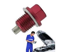 Magnetic Drain Plug - Leak Proof Screw Bolt With Gasket | Replacement Engine Oil Drain Plug For Car Oil Sump Capture Metal Particles Most