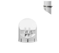 Magnetic Drain Seal, Non-Return Valve Stopper with Clip, Anti-Odour Insect Proof Cover for Sewage Pipes, 50-160mm White (50 mm/1 Pack)