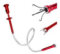 Magnetic Drain Unblocker Hair Catcher with LED Light, Flexible Strong Grabber Pick-up Tool 60cm, Retractable Claw Retriever Stick, Use to Grab Hair, Trash, Important Stuff