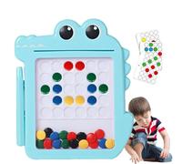 Magnetic Drawing Board - 143g Cute Crocodile ABS, Kids Magnetic Pen Dot Puzzle Board, Educational Preschool Learning Toy | Family Playtime, School Teaching, Travel Activity, Creative Development