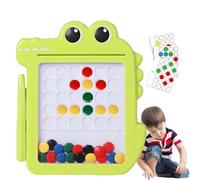 Magnetic Drawing Board - 143g Cute Crocodile ABS, Kids Magnetic Pen Dot Puzzle Board, Educational Preschool Learning Toy | Family Playtime, School Teaching, Travel Activity, Creative Development
