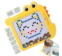 Magnetic Drawing Board - 36x34cm Measurements, 775g ABS Magnet Hardware, Interactive Crocodile Pattern | Portable Educational Travel Toy Durable Shatterproof Pad Learning Station