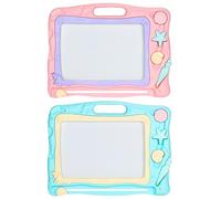 Magnetic Drawing Board - Drawing Board | Painting Pad with Pen Stamp | Writing Tablet Toy | Creative Learning for Boys Girls Preschool Children Birthday New Year Activity Educational Toys