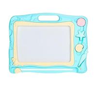 Magnetic Drawing Board - Extra Large Reusable Doodle Pad with Pen and Stamps | Interactive Educational Painting Toy for Kids | Erasable Sķetch Board for Preschool Kindergarten Learning Activities