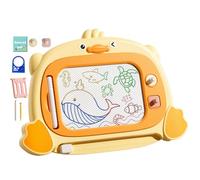 Magnetic Drawing Board for Kids, Magnetic Drawing Board for | Cartoon Magnetic Doodle Sketchpad with 2 Pens,Travel Size Early Learning Toy with 4 Stamps,Multi-Purpose Sign