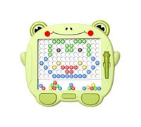 Magnetic Drawing Board For Kids, Toddler Magnet Doodle Board with Beads and Dot Magnetic Pen, A Education Toys,Preschool