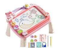 Magnetic Drawing Board for , Magnetic Doodle Board | Drawing Board with 2 Pens | Educational Multifunctional Early Learning Drawing Board