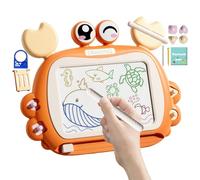 Magnetic Drawing Board for , Magnetic Scribble Board - Cartoon Drawing Board Magnetic Sketchpad,Travel Size Early Learning Toy with 4 Stamps, Multi-Function Drawing Board the k
