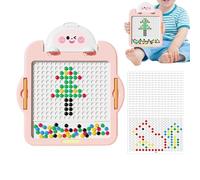 Magnetic Drawing Board for - Painting Board with 116 Beads and 20 Patterns - STEM Educational Toy for Ages 3+ Creative Gifts for Boys Girls