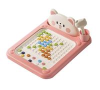 Magnetic Drawing Board, Magnetic Dots Board For Toddler With Pen, Educational Interactive Toys For Aged 2-5 Toddler Girls Kid Boys Children, Kids Safe M-ontessori Dot Art Travel Toy