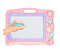 Magnetic Drawing Board - Pad | Drawing Doodle Board, Sketching Pad, Magnetic Writing Boards for Children Birthday Gift, Etch & with Pen and Stamps, Learning and Educational, Blue
