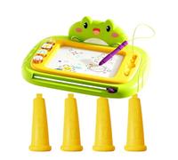 Magnetic Drawing Board, Portable Doodle Pad, Erasable Doodle Sketching Writing Pad with Stamps for Boys Girls Home Classroom Homeschool Preschool Playroom Travel Daily