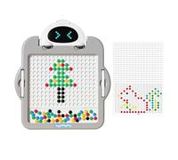 Magnetic Drawing Board Toy | ABS, 13.2in X 1.7in X 15.1in, Astronaut/Rabbit/Duck | Beads, Patterns, Pens Included | Educational Toy For 3-6 Year Old Boys & Girls