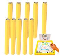 Magnetic Drawing Pens - 10 x Magnetic Brush Set, Strong Magnetic Tips for Secure Attachment to the Board, Durable Replacement Drawing Tools for Magna Doodle Boards for Children, Boys