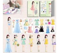 Magnetic Dress up Baby,2025 New Magnetic Princess Dress Up Paper Doll, Fun Magneti DressUp Baby Paper Dolls,Funny Pretend and Travel Playset Toy, Magnetic Dress Up Dolls for Girls (#4)