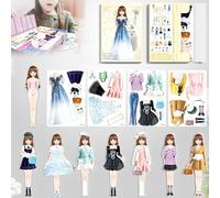 Magnetic Dress Up Baby,Magnetic Dress Up Dolls,Magnetics Paper Dolls,MagneticPrincess DressUp Paper Doll for Girls Ages 8-12,Creating Imaginative Birthday Gifts (#6)
