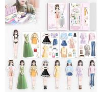 Magnetic Dress Up Baby,Magnetic Dress Up Dolls,Magnetics Paper Dolls,MagneticPrincess DressUp Paper Doll for Girls Ages 8-12,Creating Imaginative Birthday Gifts (#1)