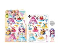 Magnetic Dress up Dolls - Magnetic Princess Pretend Play Paper Dolls Cutouts | Colorful Creative Magnet Clothes Puzzles for Christmas, Birthday