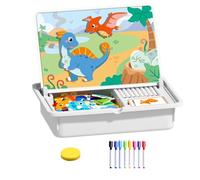 Magnetic Dress Up Puzzle | Double-Sided Educational Puzzle Game,Magnetic Face Dress Up Matching Game for Preschool Kindergarten Home Travel Vacation New Year Christmas