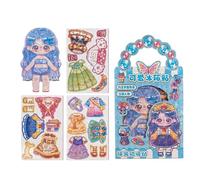 Magnetic Dressing Doll Toy, Combinable Outfits for Imaginative Game, Magnetic Dress-Up Doll for Girls Toy | For Collectors, Students, Fashion Lovers, Preschool Children, Home