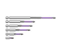 Magnetic Drill Bit Set with Strong Adhesion | 6 Pieces Electric Bits - Multi-purpose Shockproof Kit for Woodworking, Metal, Car Care, Roofing