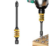 Magnetic Drill Bits for Screws - Crossing Strong Magnetic Rainbow Spring Head | Anti Slip Head Cross Shank for Precision Drilling Extension Nut Home Electrician Construction