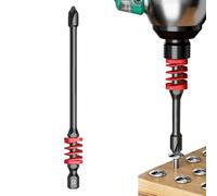 Magnetic Drill Bits for Screws, Magnetic Arc Spring Head Thru-Through | Electric Non-slip Cross Tip for Precise Fixing of Nuts and Drilling Projects
