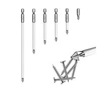 Magnetic Drill Bits | Power Tip Set of 6,Erosion Resistant High Precision Anti-Slip Bits for Roofing Metalworking Construction Automotive Furniture