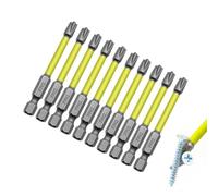 Magnetic Drill Driver Bits - Phillips Safety Screwdriver Set, 10pcs Power Tool Fixtures | High Strength Bit Kit, Polyval Electric Screwdriver Accessories