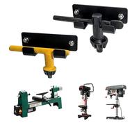 Magnetic Drill Press Chuck Key Holder 2 Pieces Tool Storage Rack Organizer | Metal Chuck Key Stand for Workshop, Lathe, Woodworking, Garage, Home, Shop, Shed, Workbench, Machine Shop, Tool Room