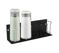 Magnetic Drink Holder | Magnet Cup Holder for Fridge - 4-Slot Heavy Duty Drink Organizer Wall Mount Storage Stand, Tumbler Accessories for Refrigerator