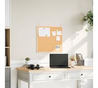 vidaXL Magnetic Whiteboard with Solid Pine Wood Frame 60x55 cm