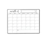 Magnetic Dry Erase Calendar for Refrigerator, Whiteboard for Organising Your Week, to Do List, Shopping and Meal Planning, Monthly Fridge Calendar (28 * 21cm)