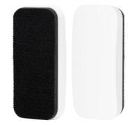 Magnetic Dry Erase Whiteboard Eraser, Glass Board Eraser with Magnets, Ergonomic Streak-Free Cleaning Whiteboards, Chalkboards and Metal Surfaces - Durable ABS Board Wiper for Office, Home, School (2)