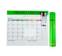 Magnetic Dry Planner | Erasable Activity List for Organising | Family Program Planning Board - For Routine Planning School Kitchen Family Home Work