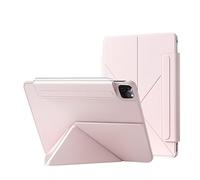 Magnetic Dual-Sided Y-Fold Case for iPad mini 7/6 | Bend-Resistant PC Shell, Auto Sleep/Wake, Kickstand, Stylus Holder, Shockproof, Anti-Fingerprint