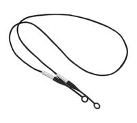 Magnetic Earplug Lanyard Cord Black Silicone Neck Hanging