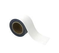 Magnetic Easy Wipe Racking Strip 90mm Wide x 10m Long - Magnetic Tape - White