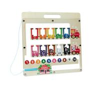 Magnetic - Educational Numbers Game | Counting and Shape Puzzle, for Kindergarten, Travel, Airplane, Toy for On The Move, Birthday