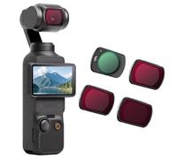 Magnetic Effect Filter Set CPL ND16 ND64 ND256 4 Pack Kit Compatible with DJI OSMO Pocket 3