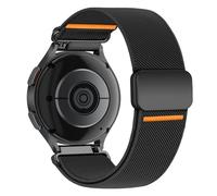 Magnetic Elastic Bands Compatible with Samsung Galaxy Watch 7/6/5/4/FE 40m 44mm/Galaxy Watch 6 Classic 43 47mm/5 Pro 45mm/4 Classic 42 46mm/Active 2, 20mm Wristband Stretchy Nylon Sport Strap