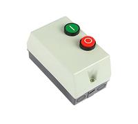 Magnetic Electric Motor Starter, Single Phase Three Phase Magnetic Motor Starter with Waterproof Case, Overload and Defect Protection, 18A
