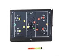 Magnetic Electronic Soccer Coaching Board, One-Click Clear LCD Strategy Board with Pen and Markers for Football Basketball Tactics Training(ice hockey)