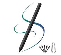 Magnetic EMR Stylus Pen - 4096 Pressure Sensitivity, Palm Rejection, Eraser - 5 Replacement 0.8mm Tips - Compatible with Remarkable 1/2, Kindle Scribe, Galaxy, Acer, HP, ASUS & Surface Pro 1/2, Blue