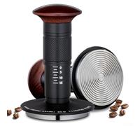 Magnetic Espresso Tamper with Spring Loaded Pressure System Delivering Consistent Force and Ripple Base to Maximize Extraction Efficiency, Sizes 51mm, 53mm, 58mm (53mm)
