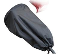 Magnetic EV Charging Port Rain Cover Waterproof 420D Oxford Fabric Protector with Adjustable Straps for Electric Vehicles, Black and Silver