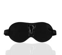 Magnetic Eye Mask for Improved Sleep & Wellness, Adjustable Strap, Contains 12 Magnets Stones Eye Shade Black