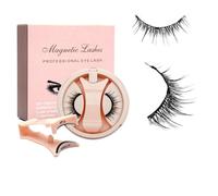 Magnetic Eyelash | 6D Clusters Extensions Strips with Applicator - Eyelashes Magnetic - for Women Girl Beginners Beauty Volume Travel Business Trip Home Wife Friend Sister Daughter